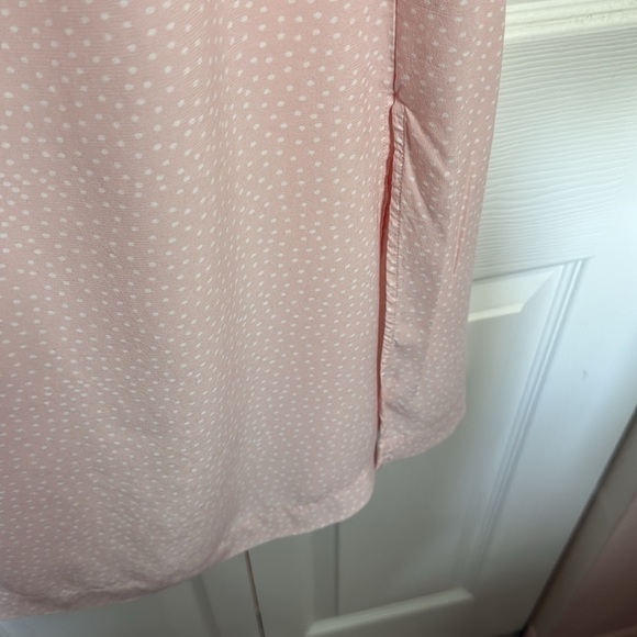 Loft Pink Sleeveless Maxi Dress with Ruffle Straps Size 10 - Picture 4 of 9